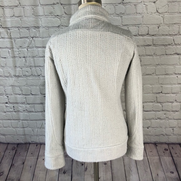 Solstice ivory asymmetrical coat XS - Picture 3 of 8